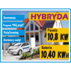 Panele fotowoltaiczne 10,8KWp + Magazyn energii 10,4KW