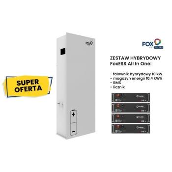 Panele fotowoltaiczne 10,8KWp + Magazyn energii 10,4KW