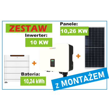 Panele fotowoltaiczne  10,26 KWp + Magazyn Energii 10,24 KWh
